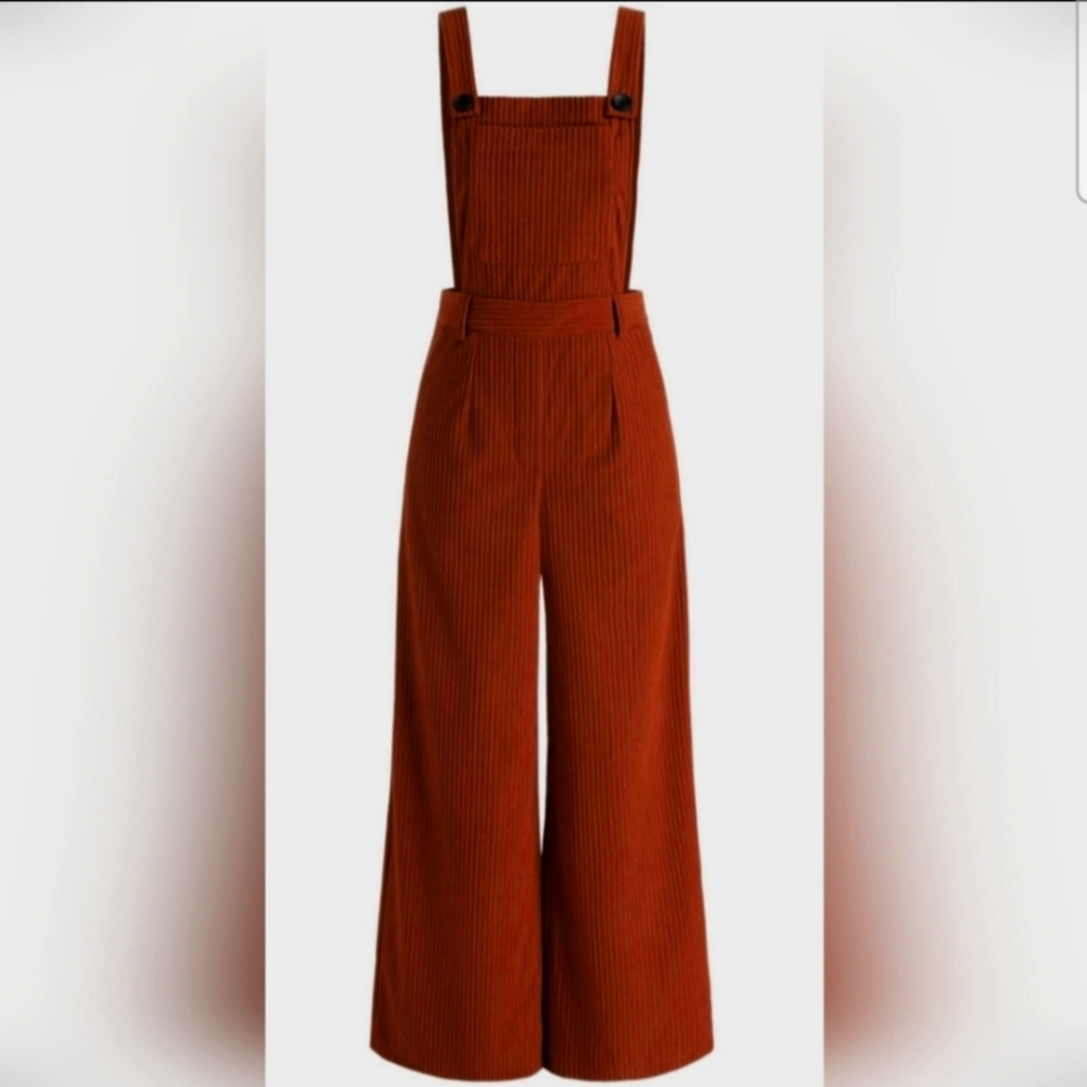 NWT Cider XL Burnt Orange Overalls